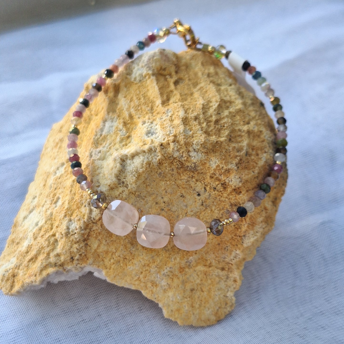 Tourmaline/Cuarzo Rosa