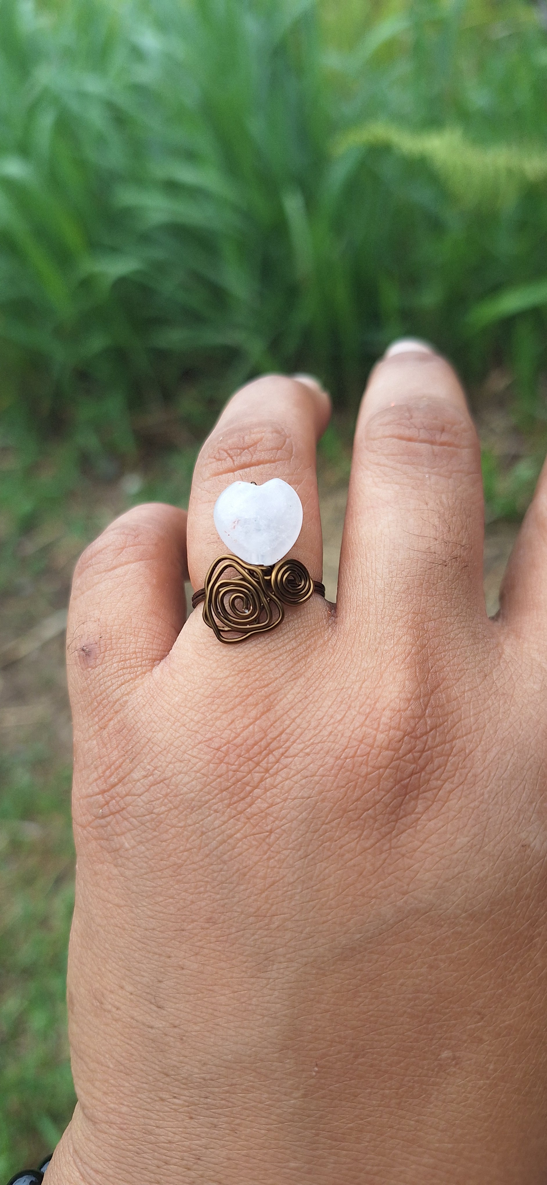 Anillo Cuarzo Rosa