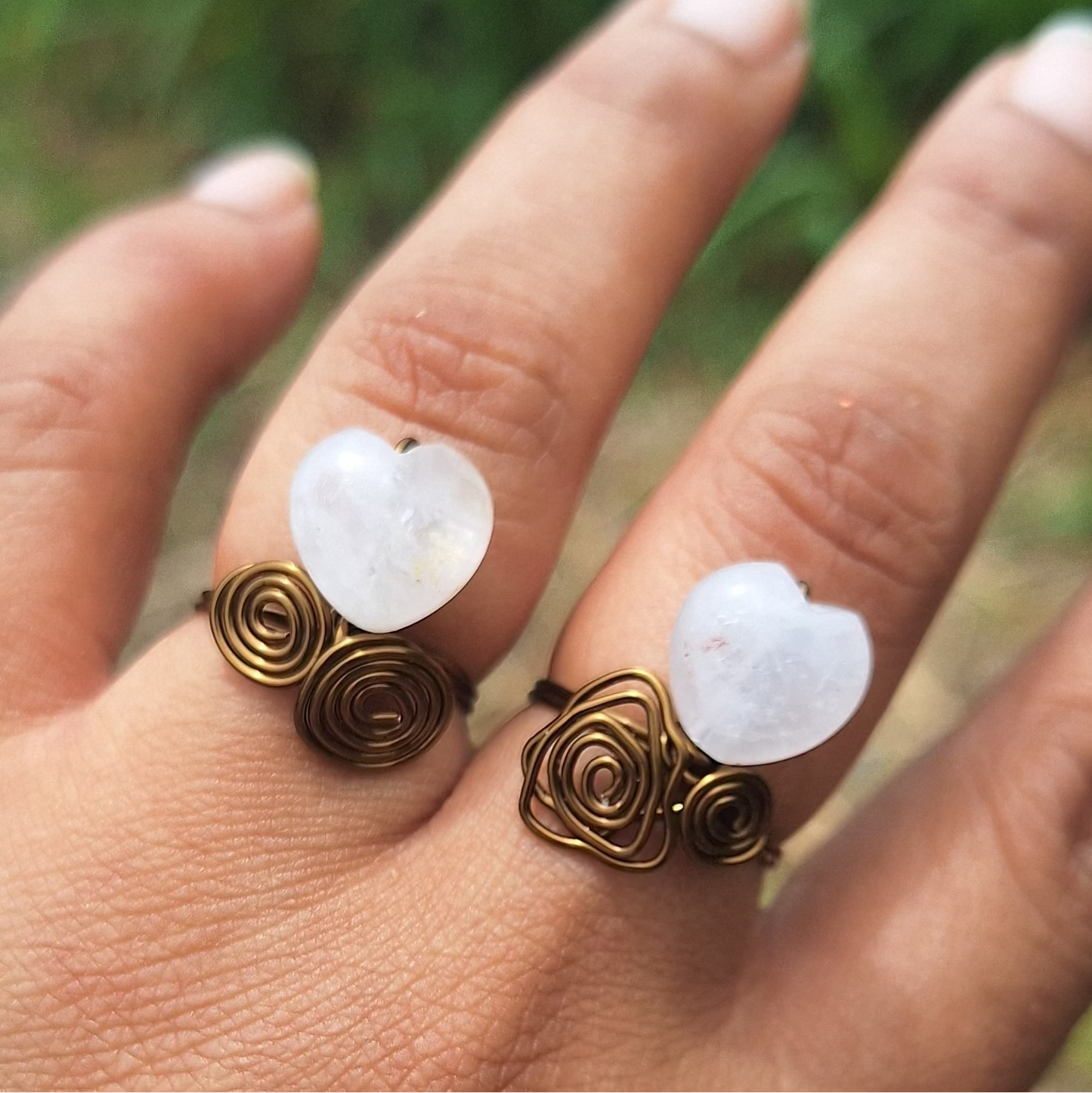 Anillo Cuarzo Rosa