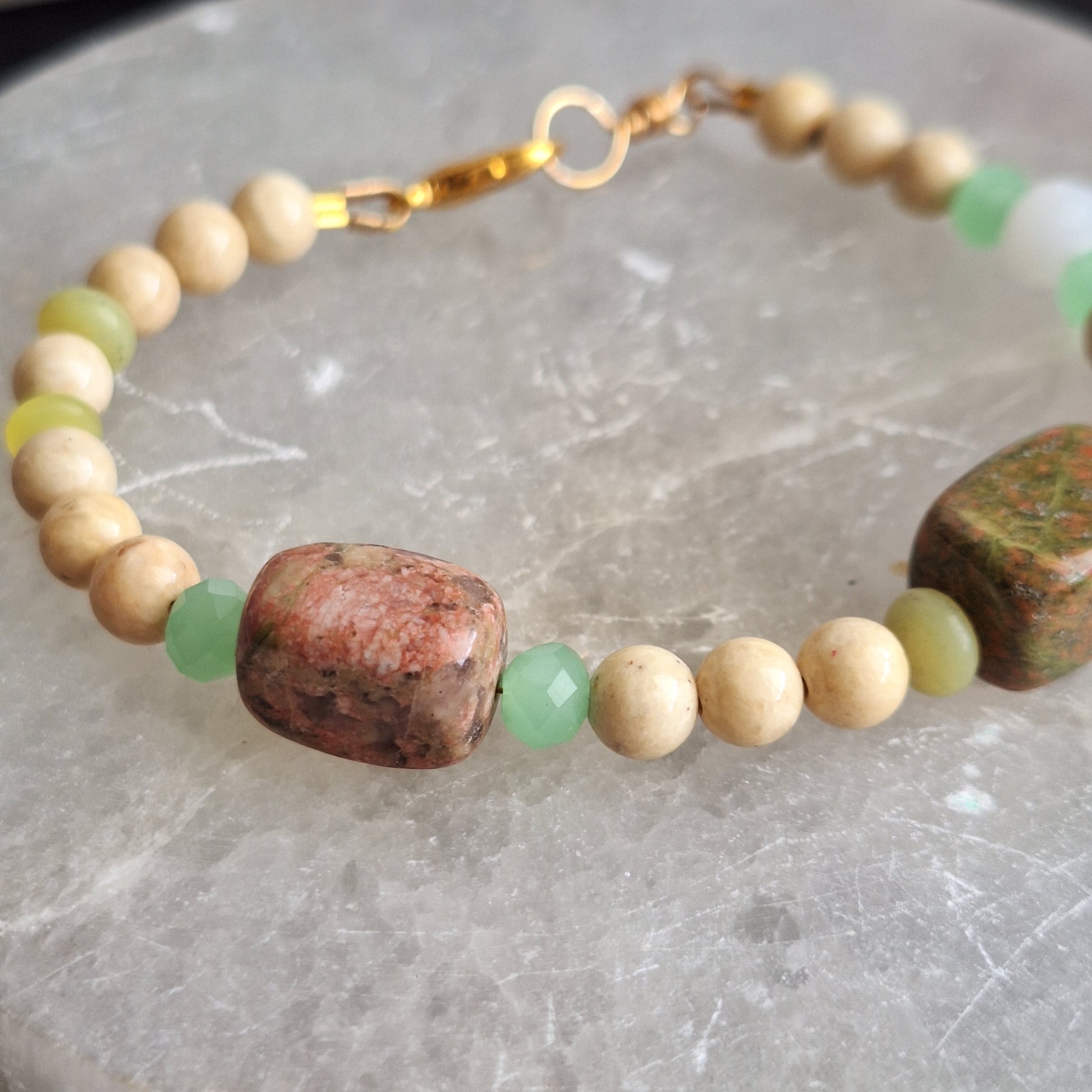 Unakite Jasper Mix