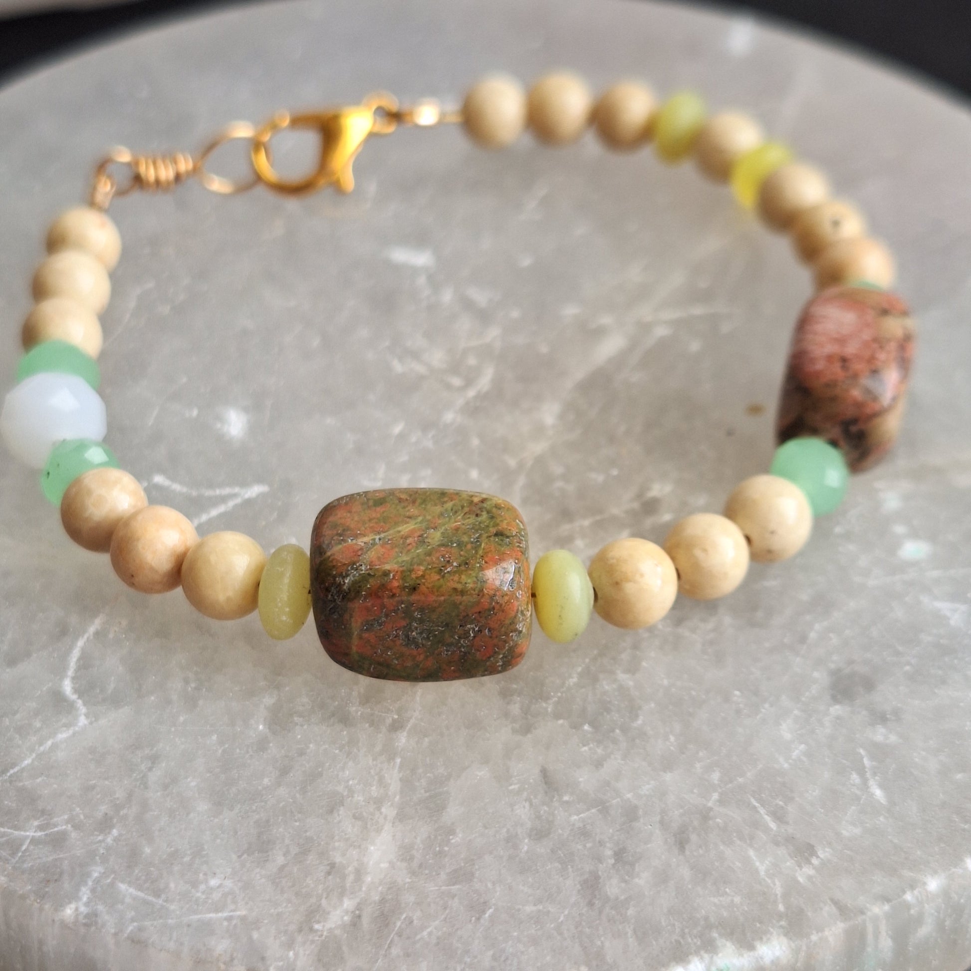 Unakite Jasper Mix