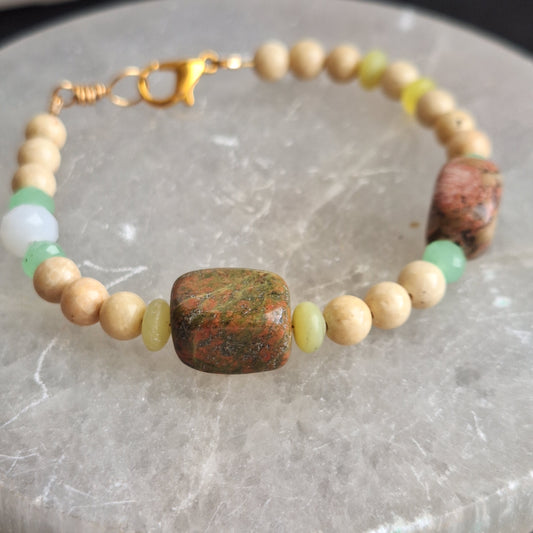 Unakite Jasper Mix