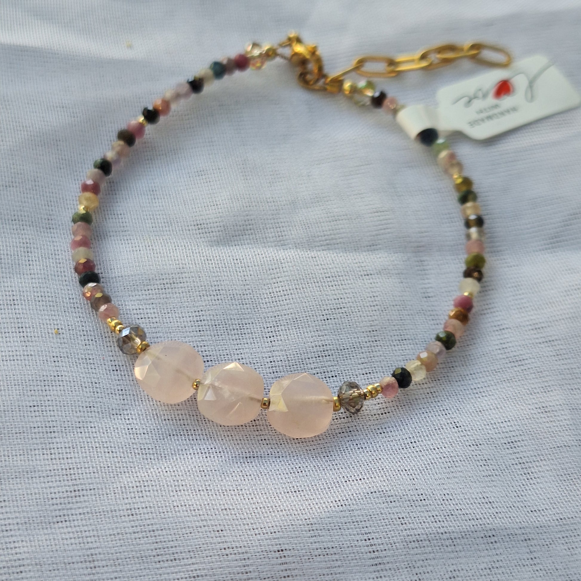 Tourmaline/Cuarzo Rosa