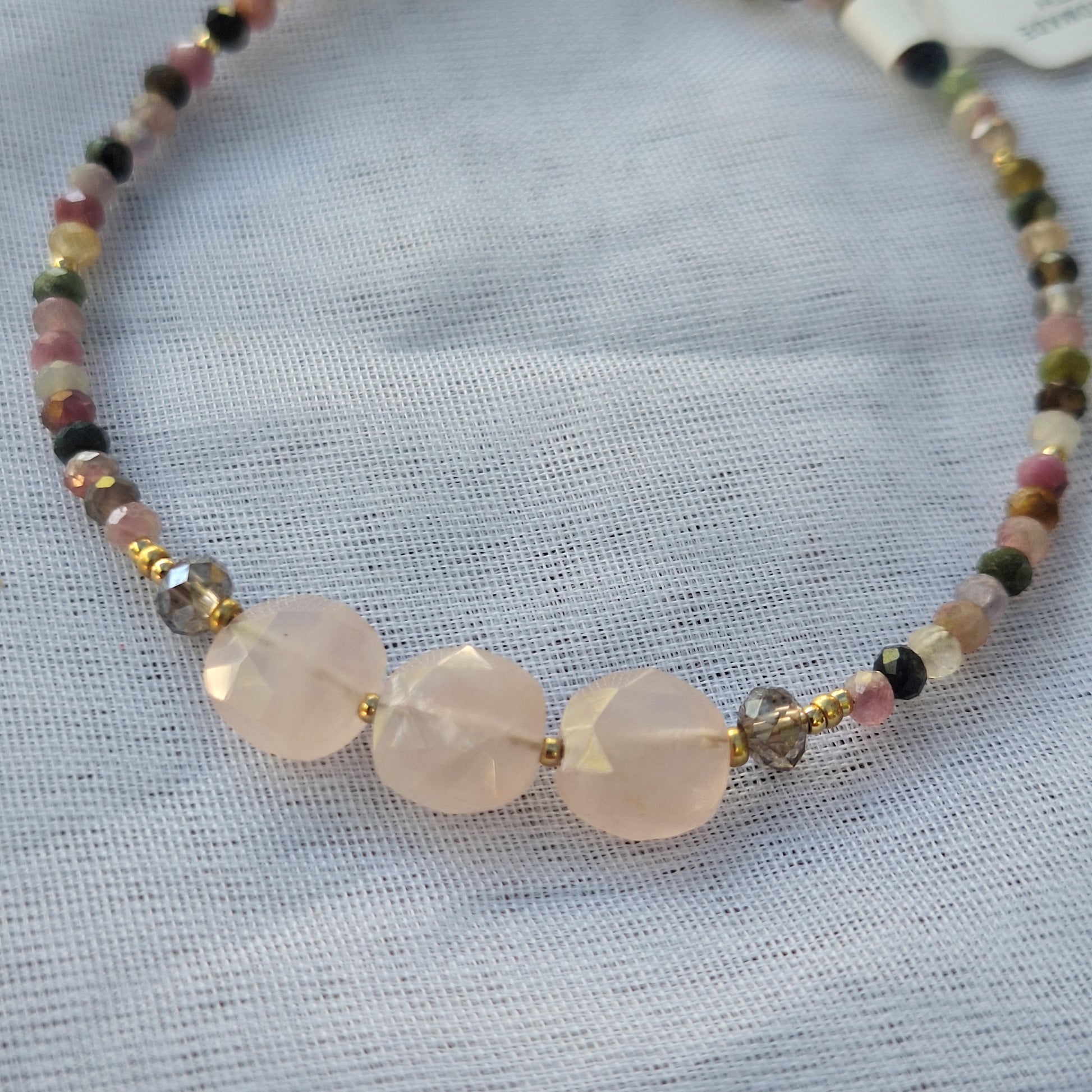Tourmaline/Cuarzo Rosa