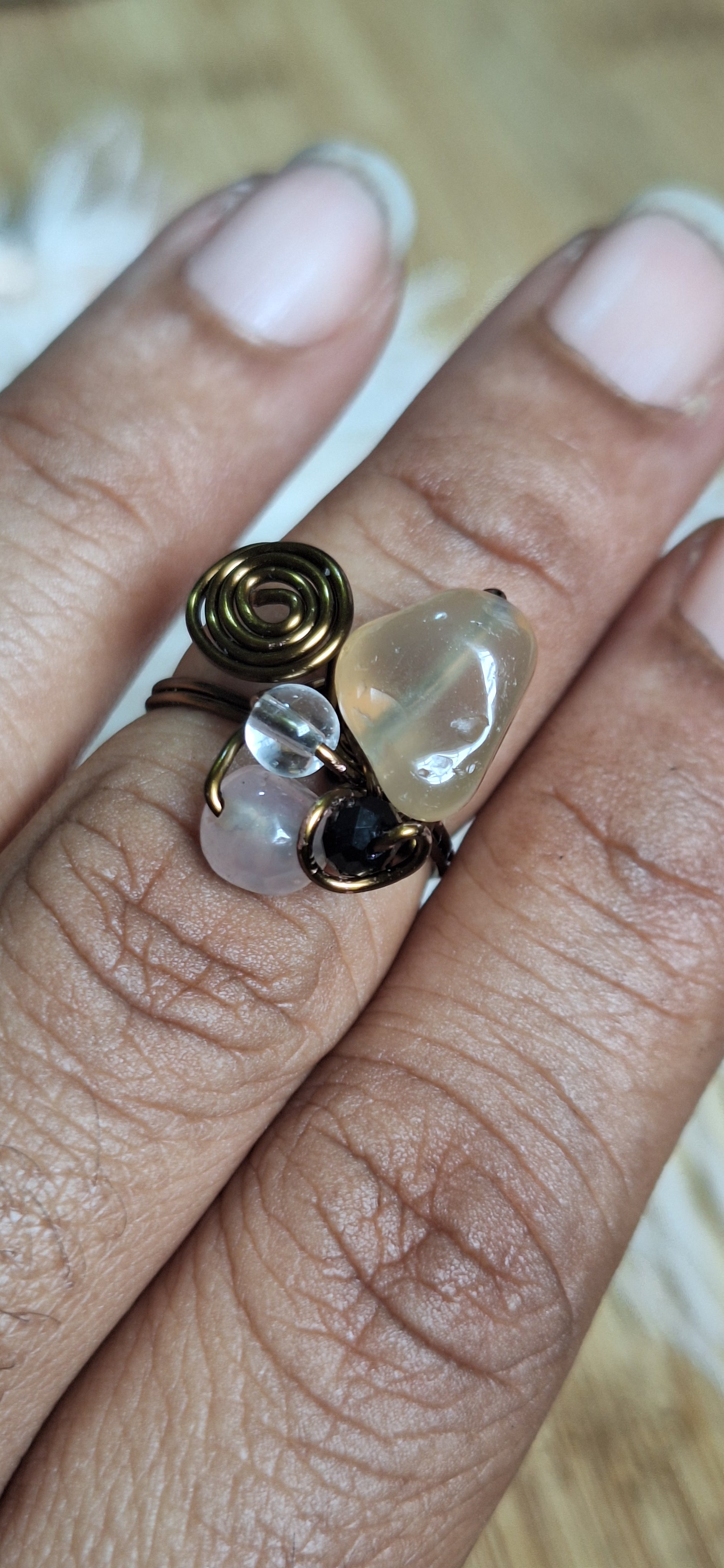 Anillo Cuarzos Mixtos