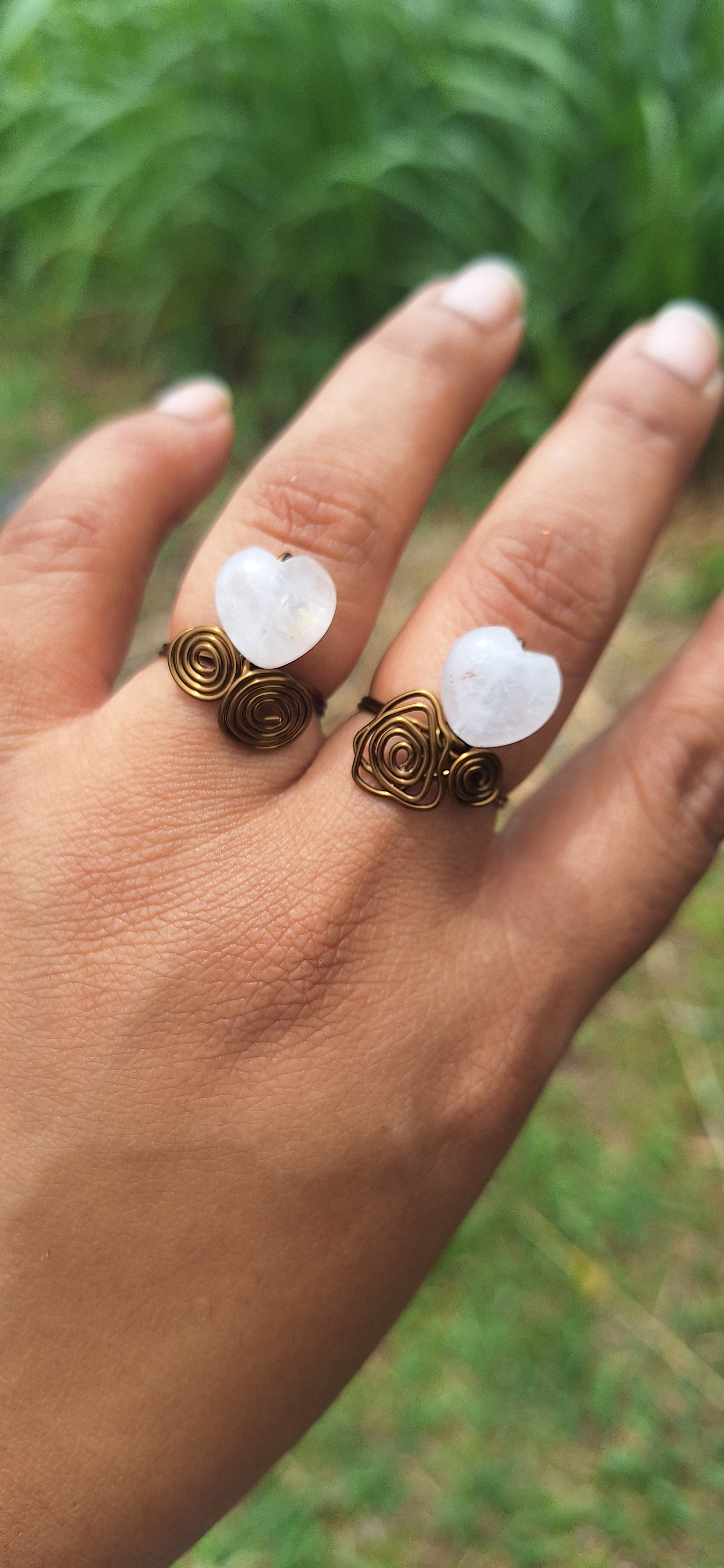 Anillo Cuarzo Rosa