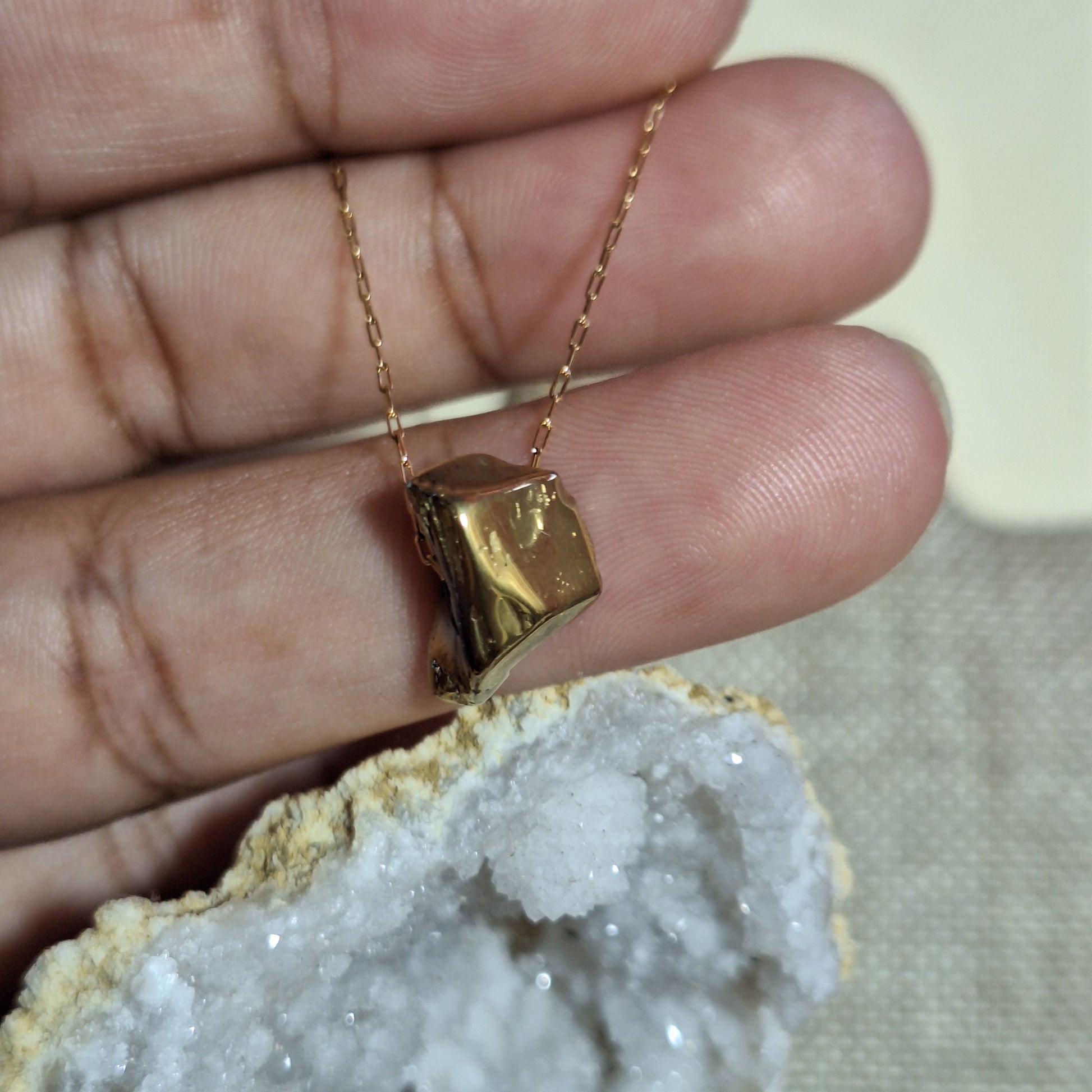 Hematita Chapada en Oro