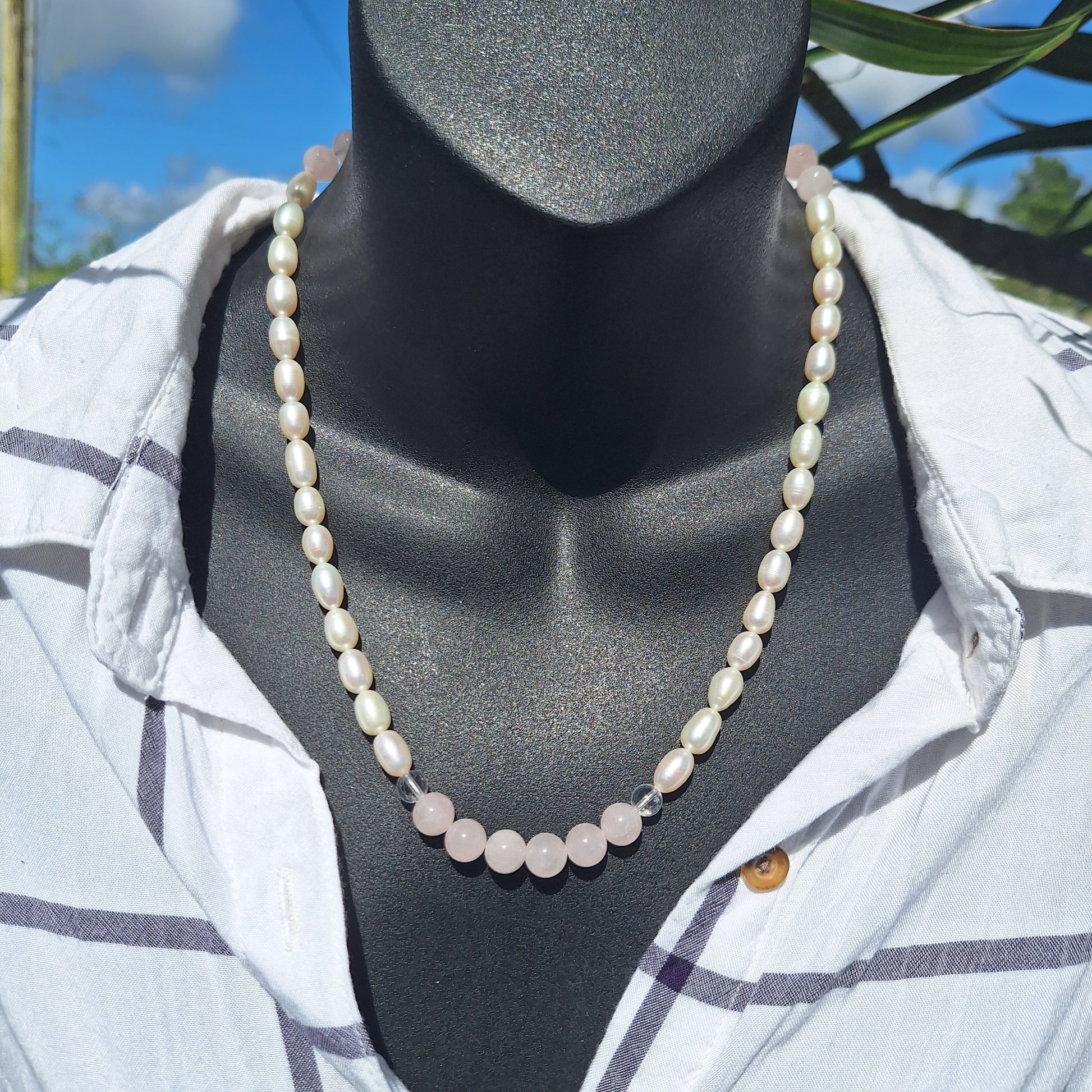 Perlas Cuarzo Rosa