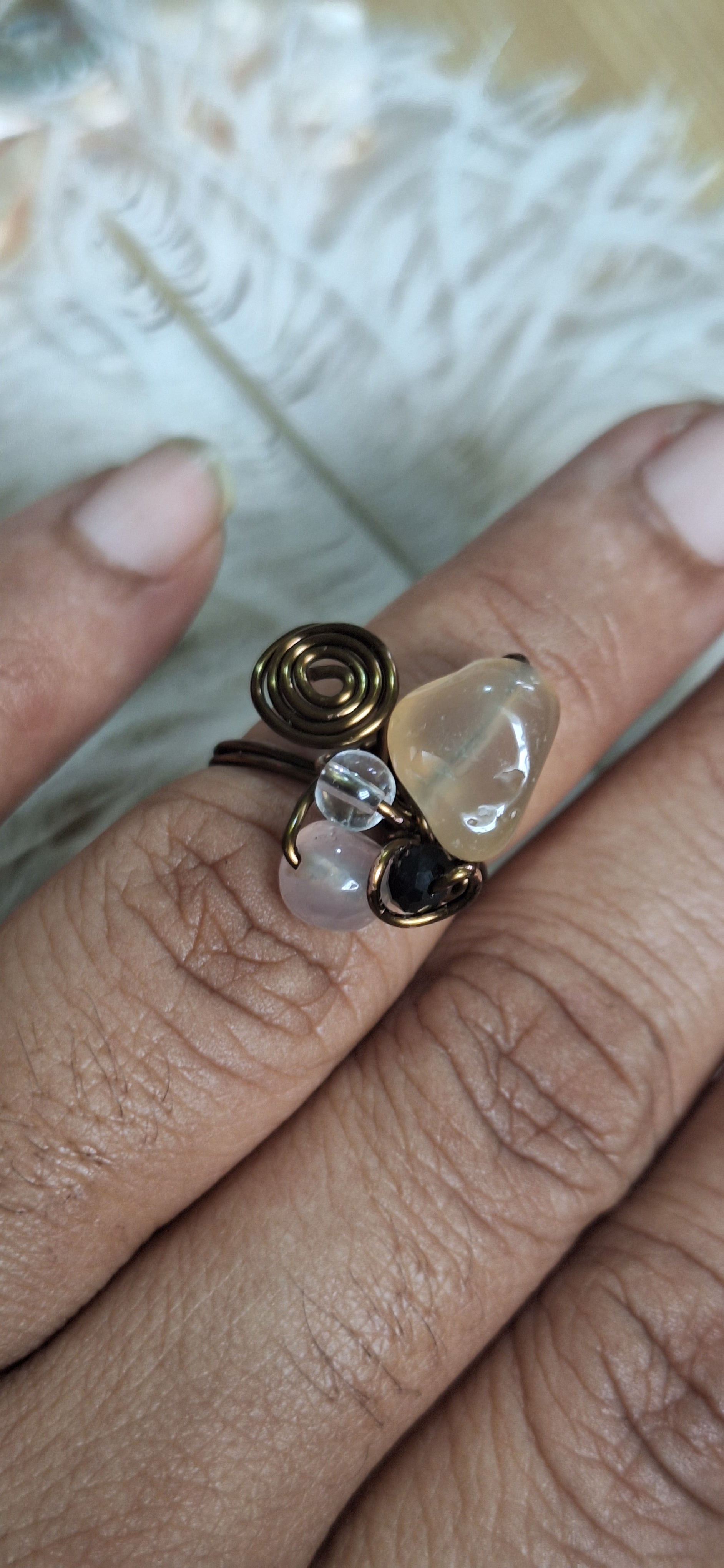Anillo Cuarzos Mixtos
