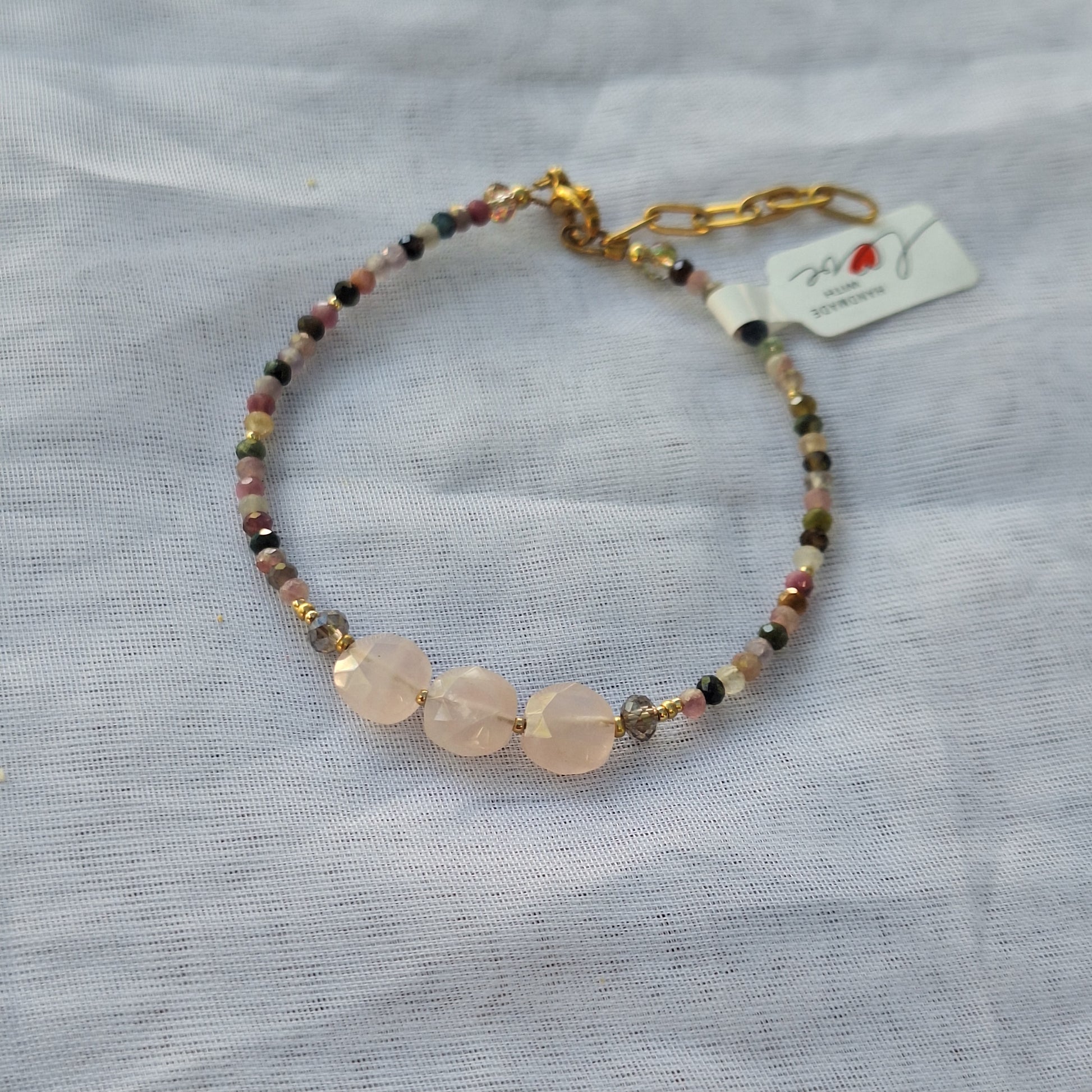 Tourmaline/Cuarzo Rosa